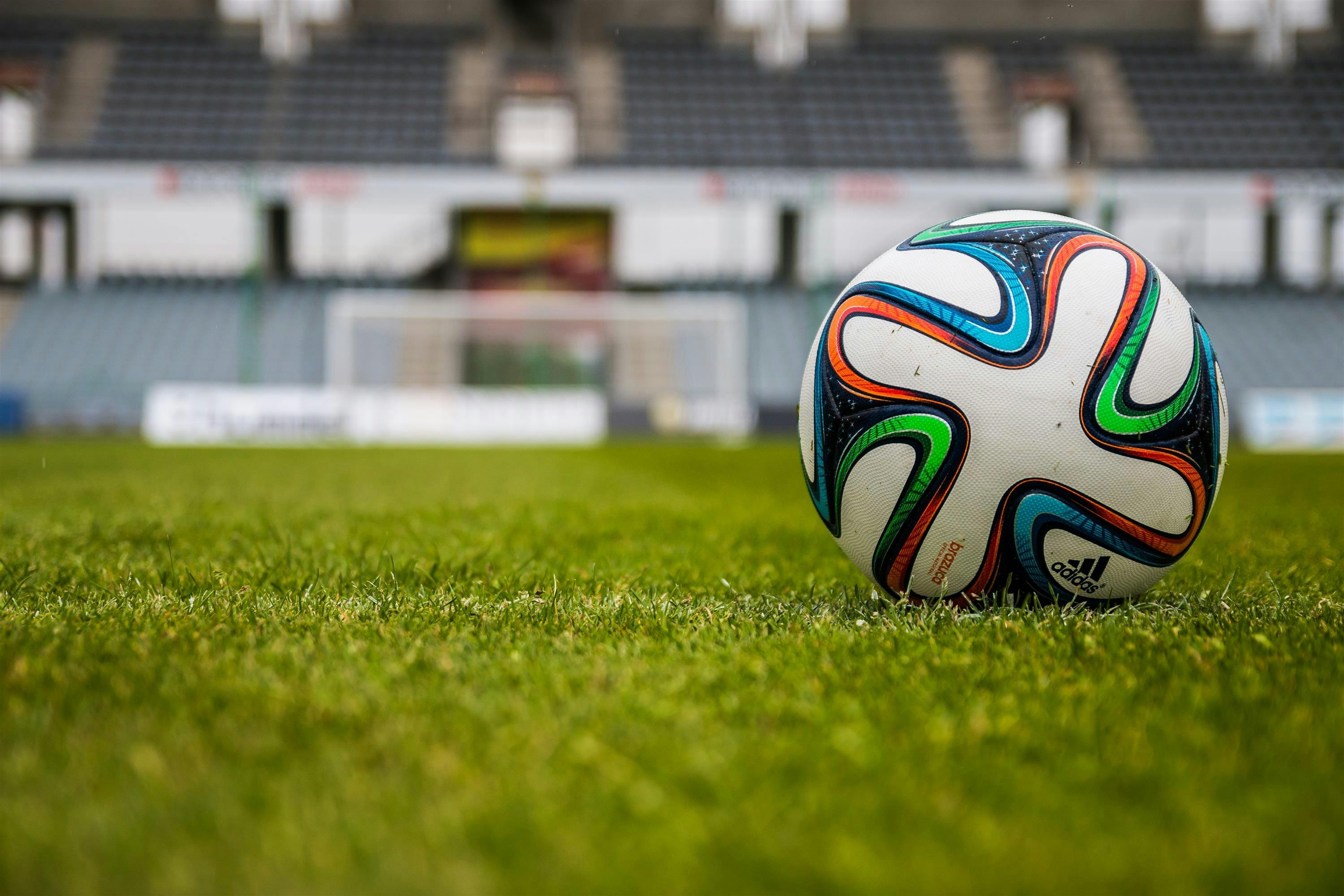 Soccer player in action
